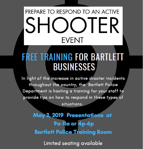 active shooter training flyer