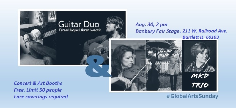 Guitar duo Aug. 30 ad w address