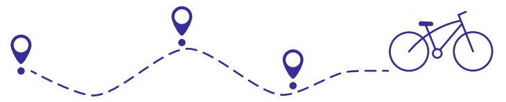 rolling bike graphic