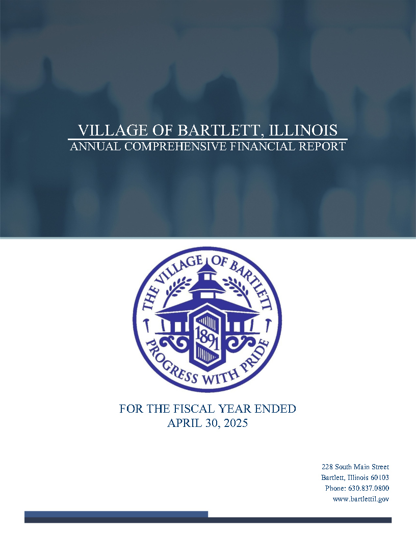 Annual Comprehensive Financial Report FY2025 cover